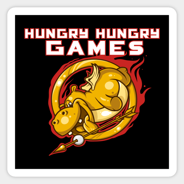 Hungry Hungry Games Sticker by Cosmo Gazoo